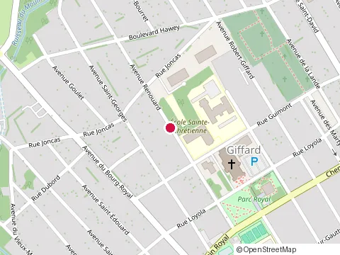 Location of École de la Pléiade at 2324 Avenue Renouard, Québec