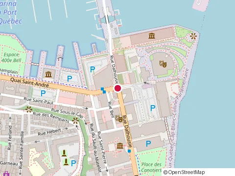 Location of Ecole de Voile Vieux Port Yachting at 155 Rue Dalhousie, Québec
