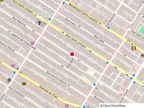 Location of École des Premières Lettres at 5210 Rue Waverly, Montréal