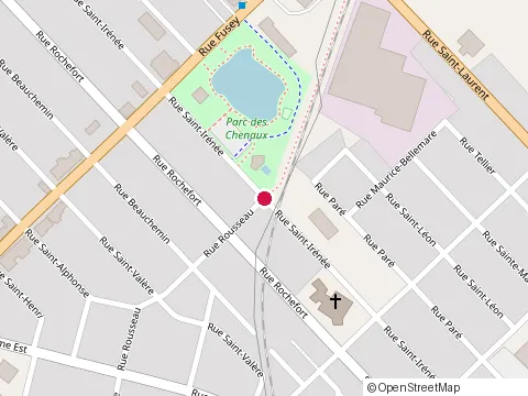 Location of Ecole Dollard at 100 Rue Saint-Irenee, Trois-Rivières