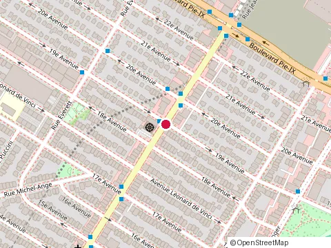 Location of École Léonard-de Vinci –  Pavillon 2E et 3E Cycles at 7575 19E Av, Montréal