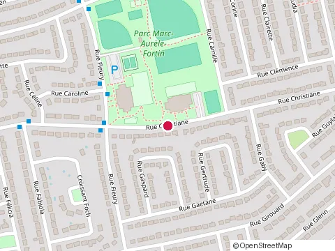 Location of Ecole Marc-Aurele-Fortin at 3225 Rue Christiane, Laval