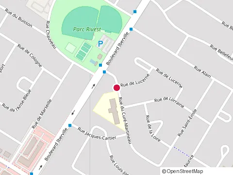 Location of École Marie-Victorin at 75 Rue du Curé-Martineau, Repentigny