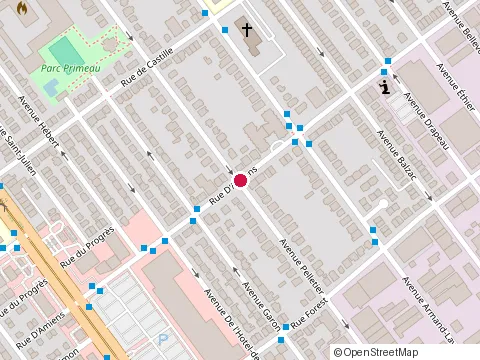 Location of Ecole Michelet Inc at 10550 avenue Pelletier, Montreal-Nord