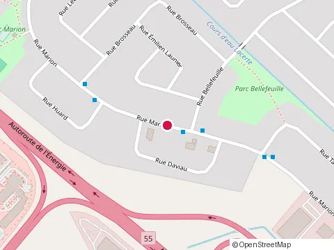 Location of Ecole Montessori de la Mauricie at 6400 Rue Marion, Trois-Rivières