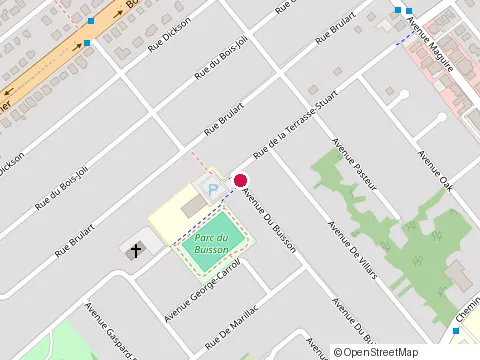 Location of École Montessori de Québec at 1265 Avenue du Buisson, Québec