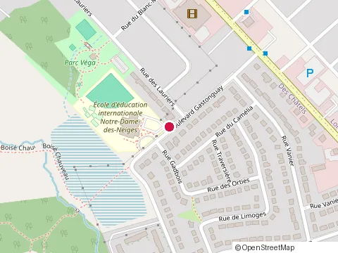 Location of Ecole Notre-Dame des Neiges at 4140 boulevard Gastonguay, Québec