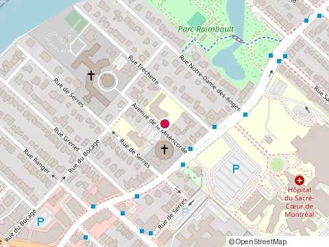 Location of Ecole Pasteur at 12345 avenue de la Misericorde, Montréal