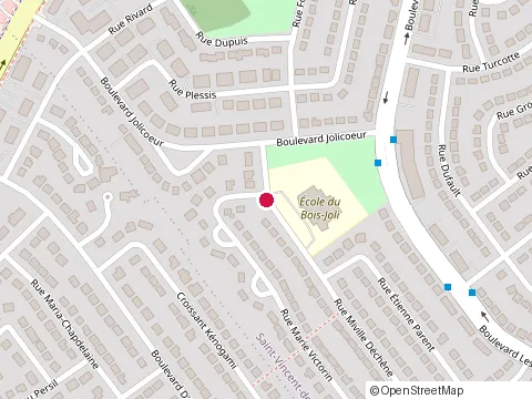 Location of Ecole Paul Vi at 955 Rue Miville-Dechene, Laval