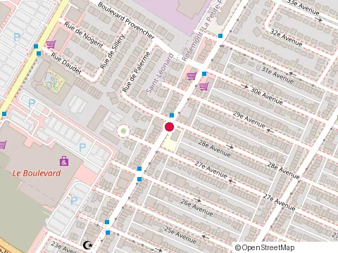 Location of Ecole Privee St Louis-France at 4430 Rue Belanger, Montréal
