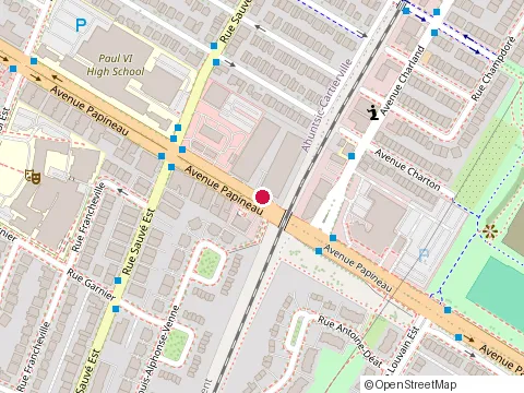 Location of Ecole Secondaire Letendre at 1617 boulevard Henri-Bourassa E, Montréal