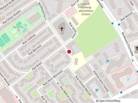 Location of École Socrates-Démosthène Campus V(Annexe) at 1005 boulevard Pie-X, Laval
