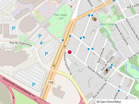 Location of Ecole Stadacona at 1455 avenue Francois-1Er, Québec