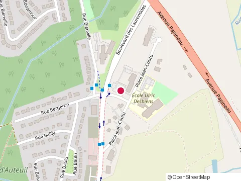 Location of Ecole Ulric Debien at 430 Place Jean-Coutu, Laval