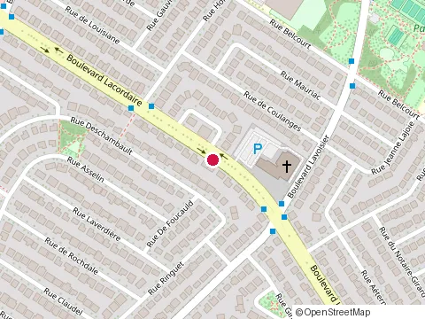 Location of Élagage Mc at 9140 Boulevard Lacordaire, Montréal