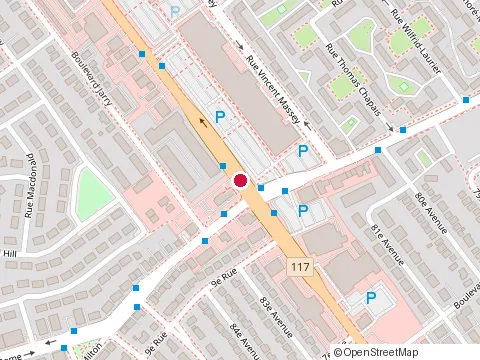 Location of Embassy Plaza at 1003 Boulevard Curé-Labelle, Laval