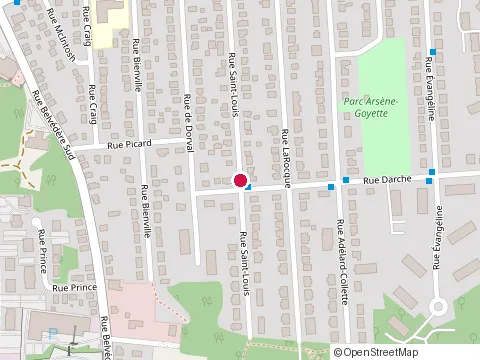Location of Emondage Sherbrooke Pro, Sherbrooke