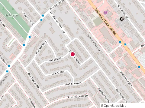Location of Emy Construction at 1354 Avenue Hertel, Laval