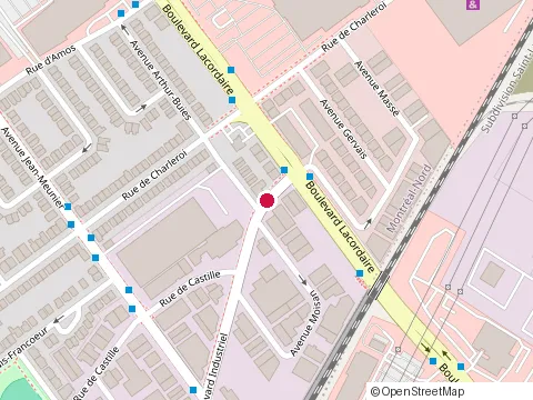 Location of Engine Land Inc. at 5734 boulevard Industriel, Montréal