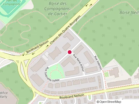 Location of Enterprises R Larochelle Inc at 3791 Rue Gabrielle Vallée #207, Québec