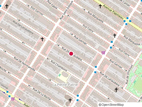 Location of Entracte Rénovation at 6529 Lanaudiere St, Montréal