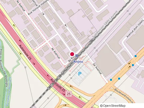 Location of Entrepreneur General A Graind' at 11450 5E Av, Montréal