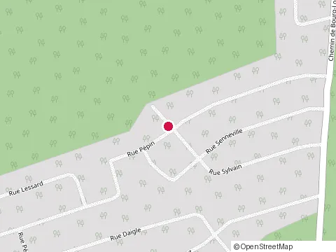 Location of Entreprise Lafortune at 157 Rue Pépin, Saint-Raymond