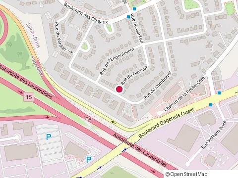 Emplacement de Entreprises Électriques Christian Tremblay au 2644 Rue du Gerfaut, Laval