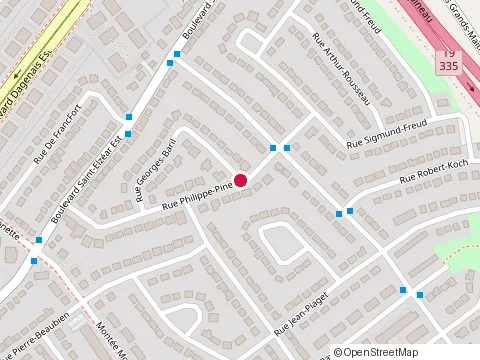 Location of Entreprises G S B Pavage at 450 Rue Philippe-Pinel, Laval