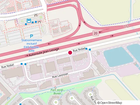 Location of Entreprises S B G Inc (les) at 1777 Rue Nobel, Sainte-Julie