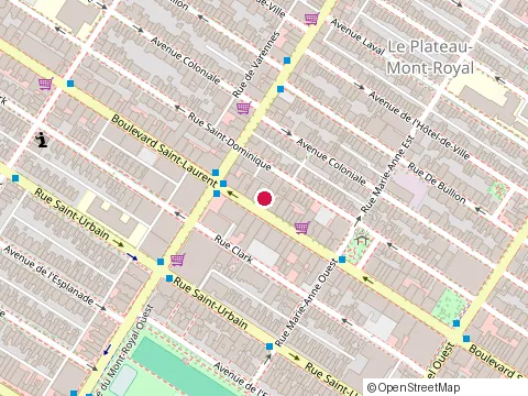 Location of Espagnole du Quebec at 4388 Rue St Laurent, Montréal