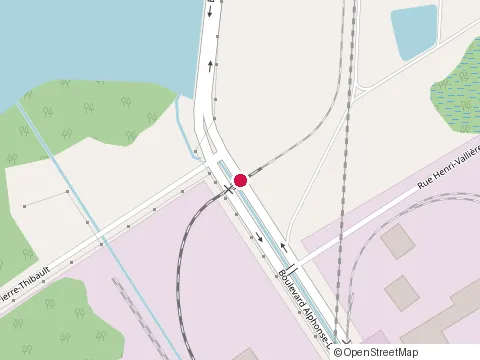 Location of Excavation Gentilly at 570 boulevard Alphonse-Deshaies, Bécancour