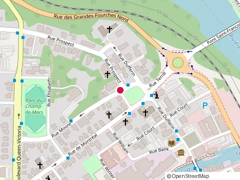 Location of Excavation Théberge at 1625 Mitchell Rd, Sherbrooke