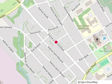 Location of Externat St-Jean-Eudes at 650 avenue du Bourg-Royal, Québec