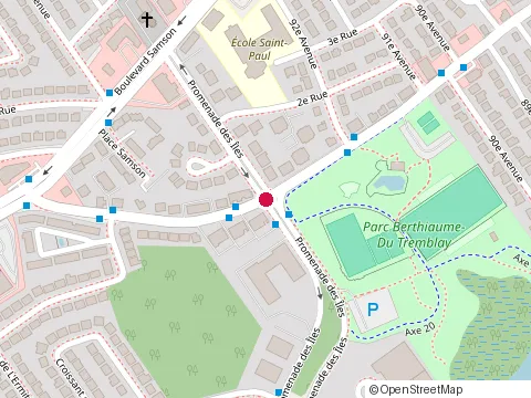 Location of Extreme Massage at 9 Rue Roy E, Montréal