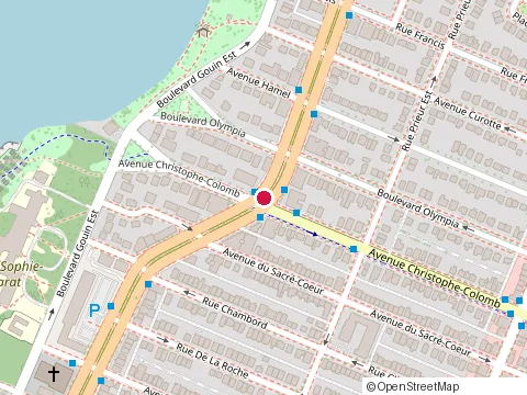 Location of Favreau Lawfirm at 10554 avenue Christophe Colomb, Montréal