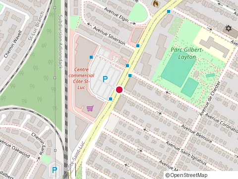 Location of Fay Wong at 7020 Chem. de la Côte St Luc, Montréal
