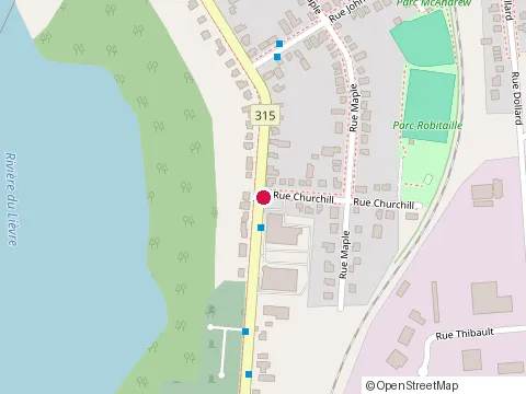 Location of Fine et Fûtés / William J. Walter at 746 Ave. de Buckingham, Gatineau