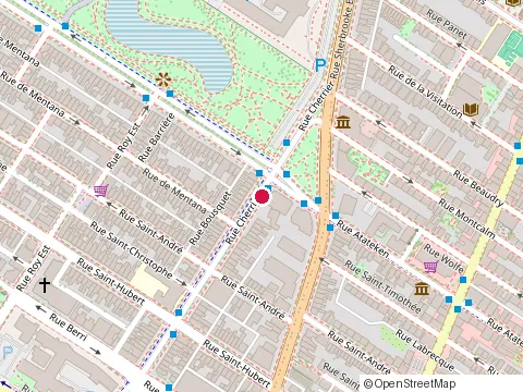 Location of Fiscalité-Impôt at 1010 Rue Cherrier, Montréal