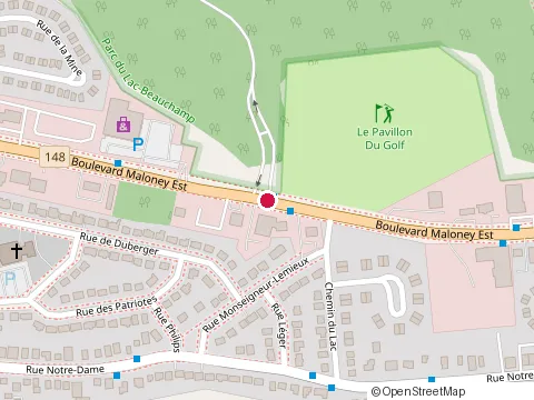 Location of Fleuryautogroupe.Com at 740 Boulevard Maloney E, Gatineau