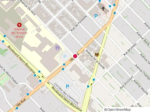 Location of Flexo Clinique at 1750 avenue de Vitré Bureau 302, Québec
