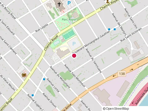 Location of Fondation des Sourds du Québec at 3348 Boulevard Monseigneur-Gauthier, Québec