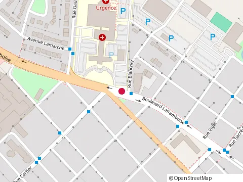 Location of Fondation Honoré-Mercier at 2750 Boulevard Laframboise, Saint-Hyacinthe