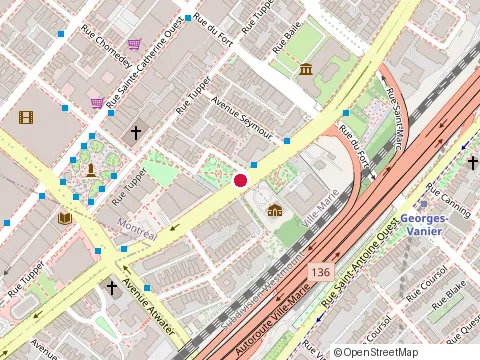 Location of Fondation Lise Watier at Ouest Bureau Boulevard René Lévesque Ouest Bureau 201, Montréal