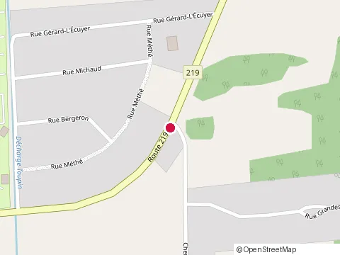 Location of Forage de Puits Champagne Inc at 120 Grandes Terrasses, Saint-Jean-sur-Richelieu
