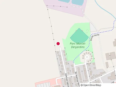 Location of Forages Denis Proulx at 26 avenue Valcourt, Montmagny