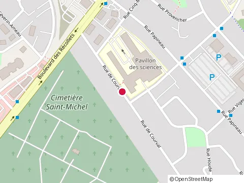 Location of Formation Continue et Services aux Entreprises du Cégep de Trois-Rivières at Rue de Courval Local Sa-1160, Trois-Rivières