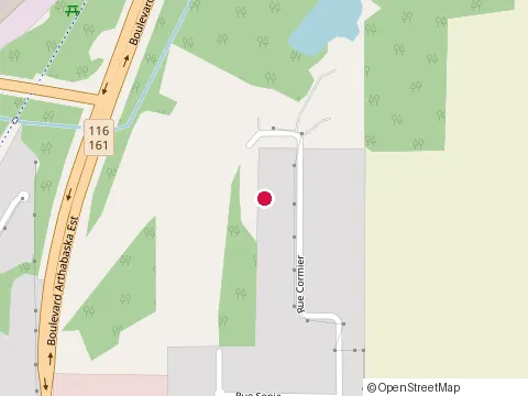 Location of Fortin Construction at 57 Rue Cormier, Victoriaville