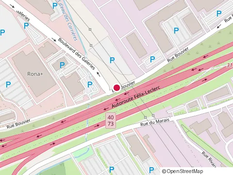 Location of Fradette Sport at 1080 Rue Bouvier, Québec