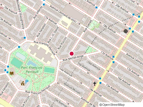 Location of Frascati Restaurant at 3596 Rue Everett, Montréal